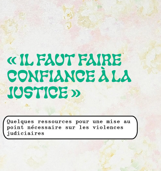 Il faut faire confiance en la justice