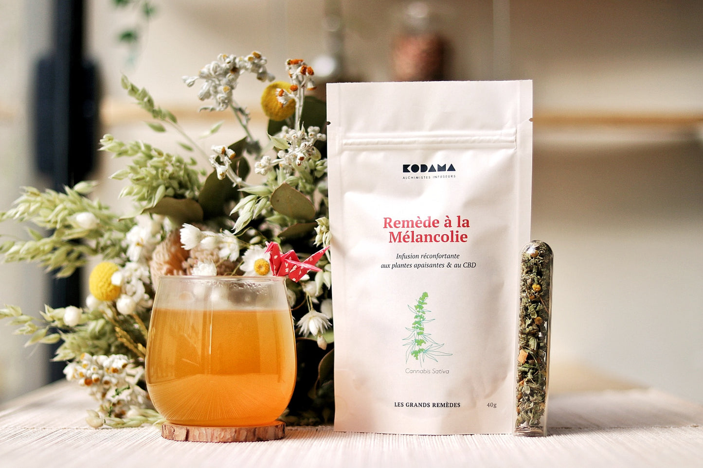 Infusion CBD - Remède à la mélancolie - 40g