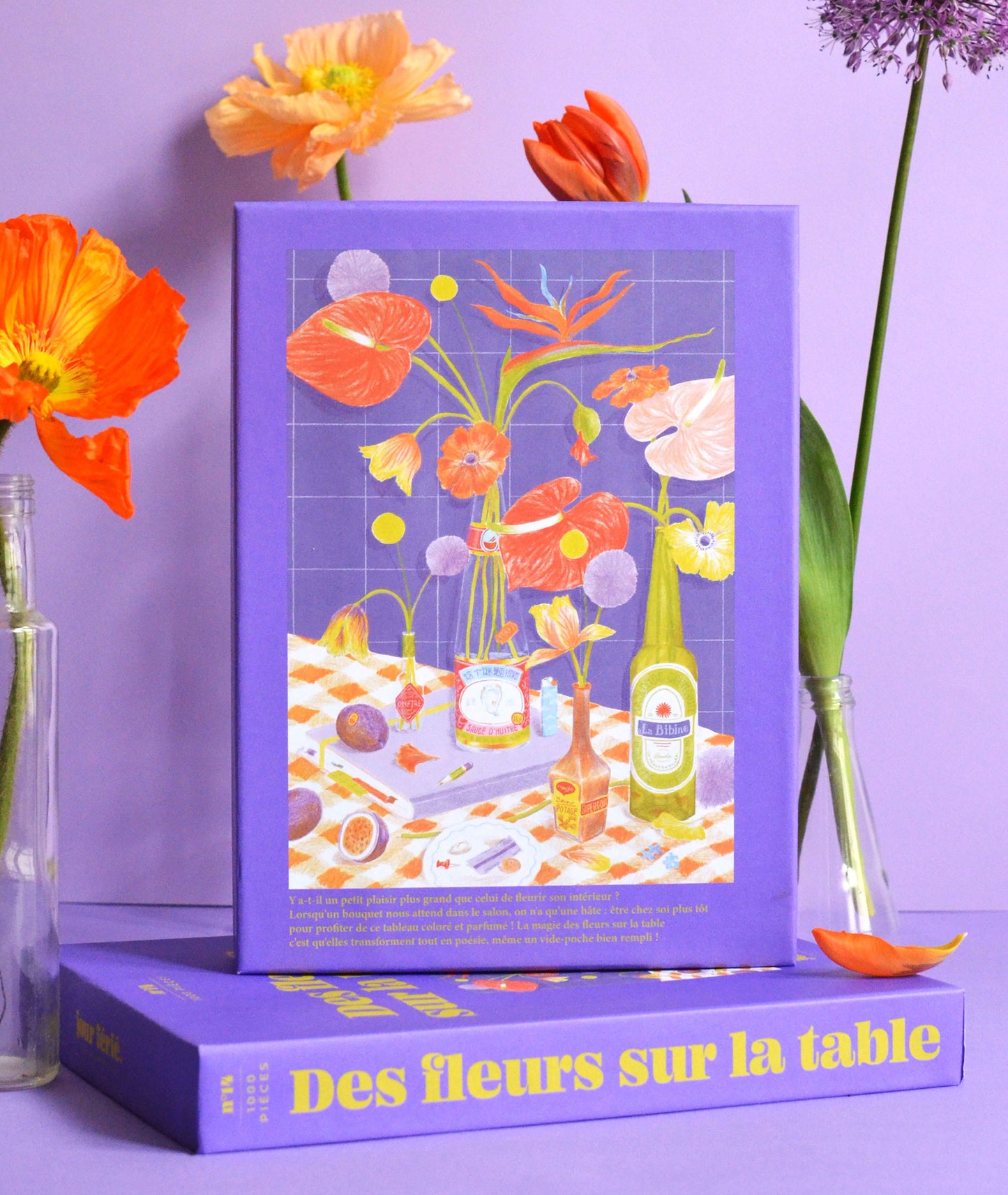 Puzzle Des fleurs sur la table - 1000 pcs
