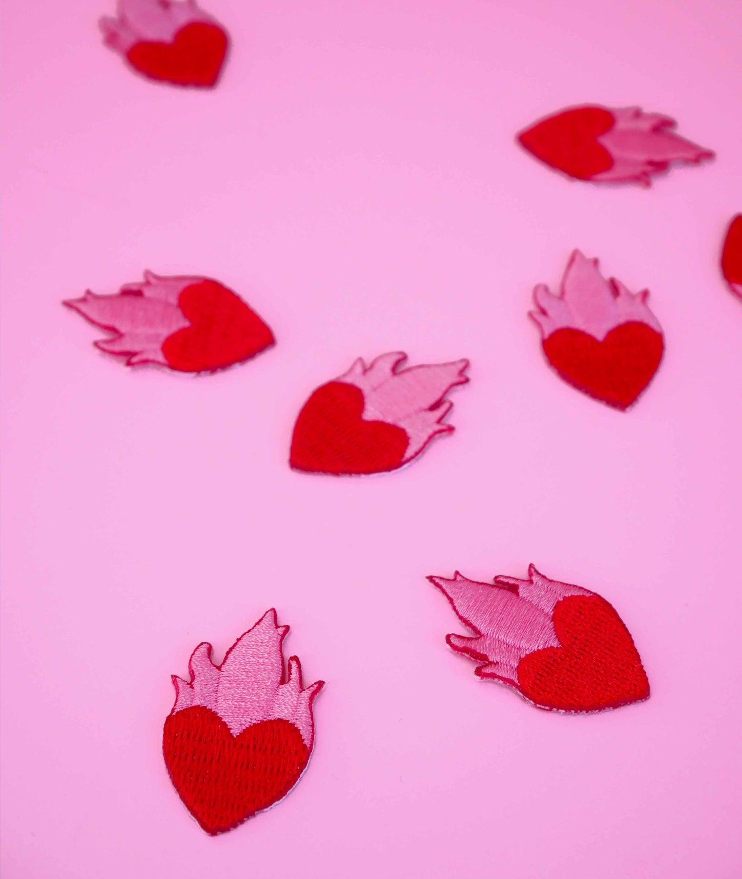 MALICIEUSE - Mini Patch Coeur Enflammé
