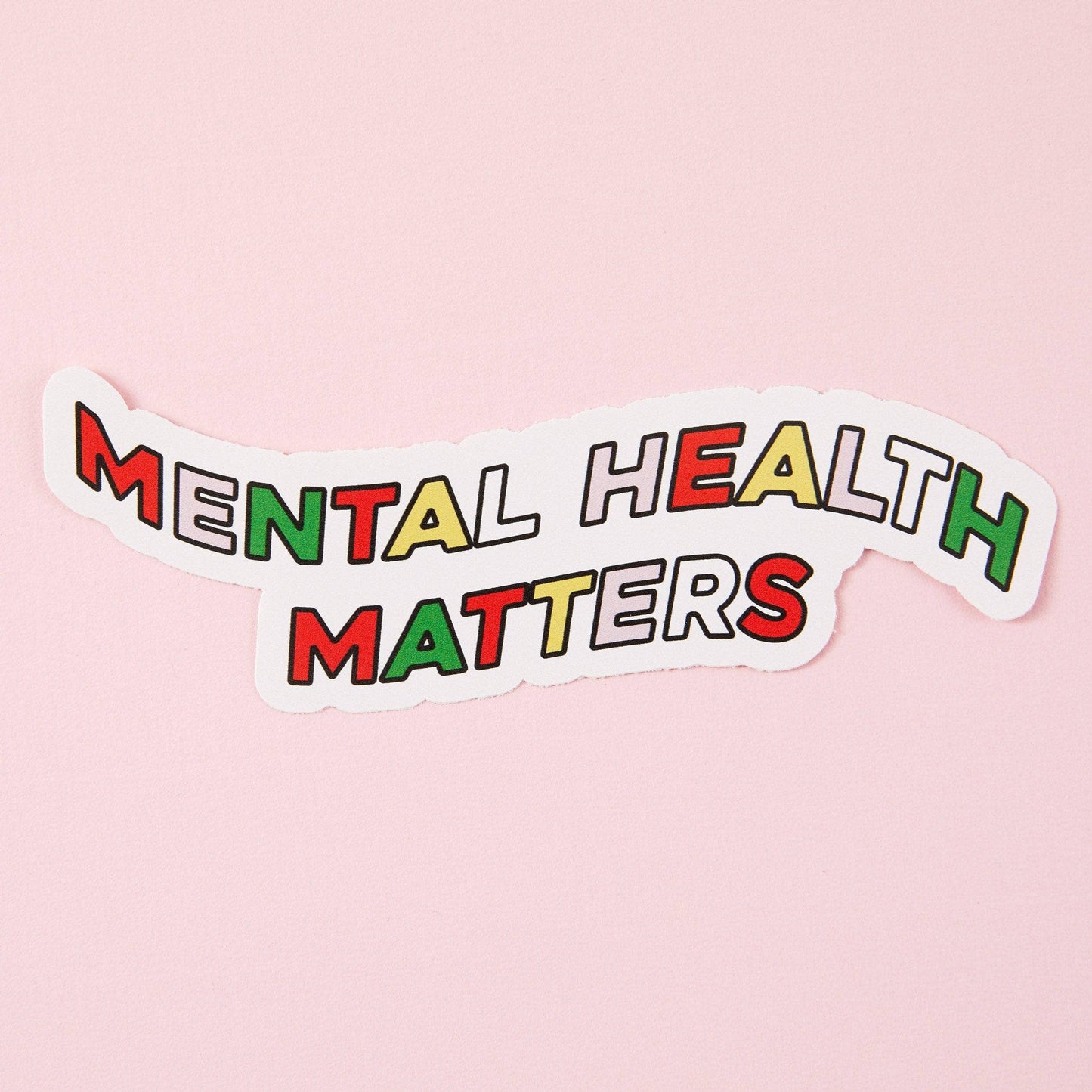 Punky Pins - Autocollant vinyle Mental Health Matters