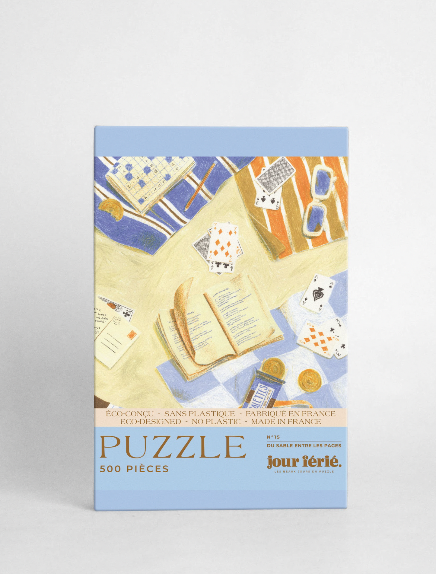 Jour Ferie - Du sable entre les pages puzzle 500 pcs