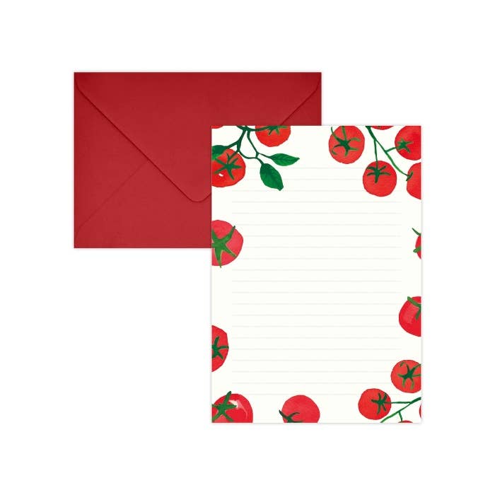 Quartier Libre Papier - Coffret de Papier à Lettre Tomates Quartier Libre