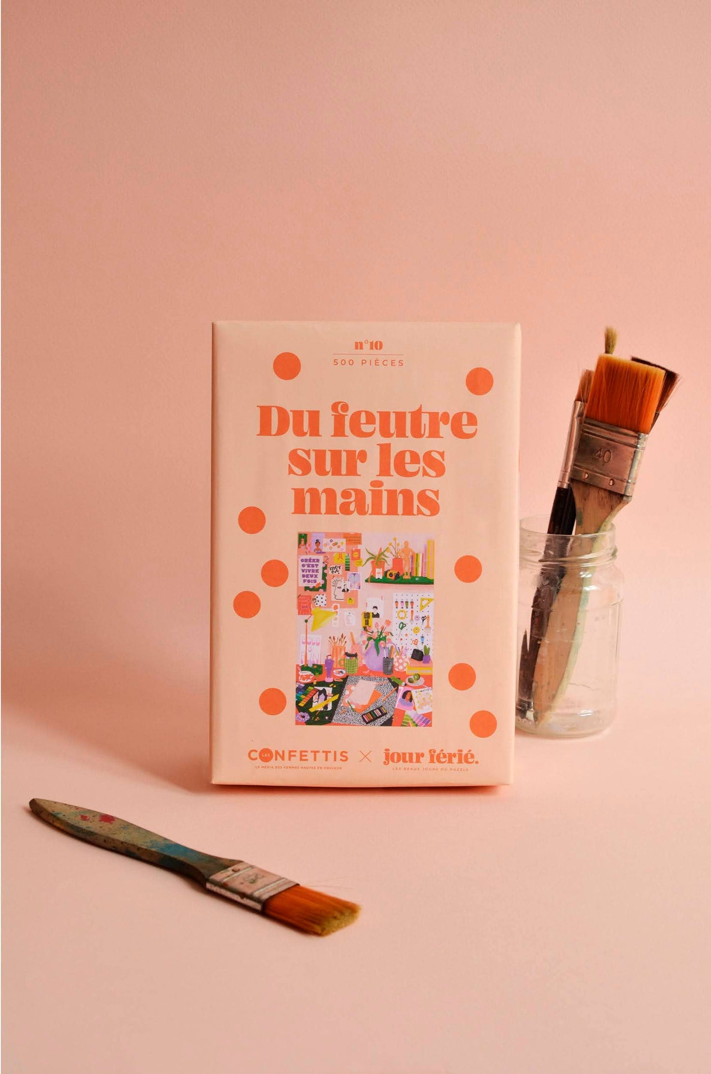 Jour Ferie - Du feutre sur les mains Puzzle 500 pcs