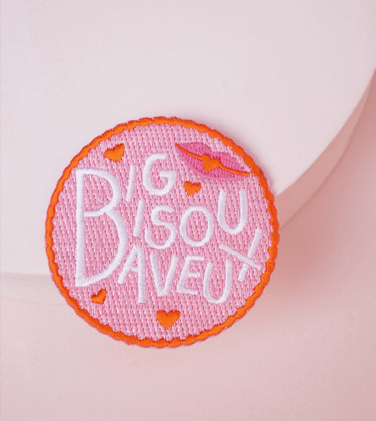MALICIEUSE - Patch Thermocollant Big Bisou Bien Baveux