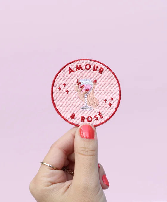 Patch Amour et rosé