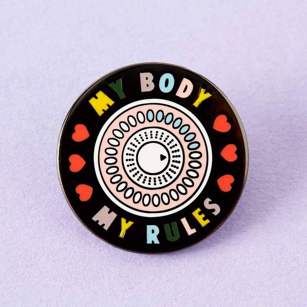 Punky Pins - Broche en émail My Body My Rules