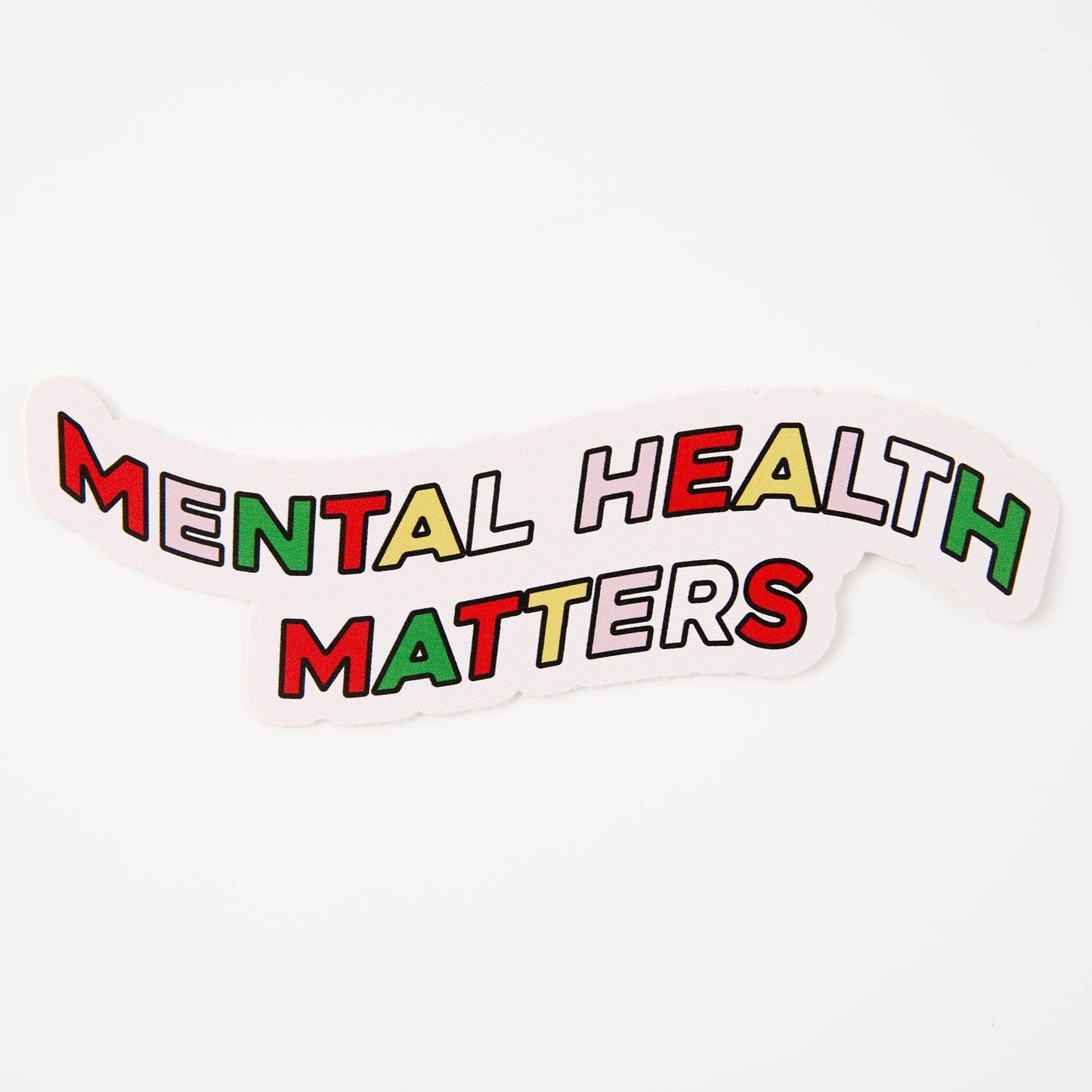 Punky Pins - Autocollant vinyle Mental Health Matters