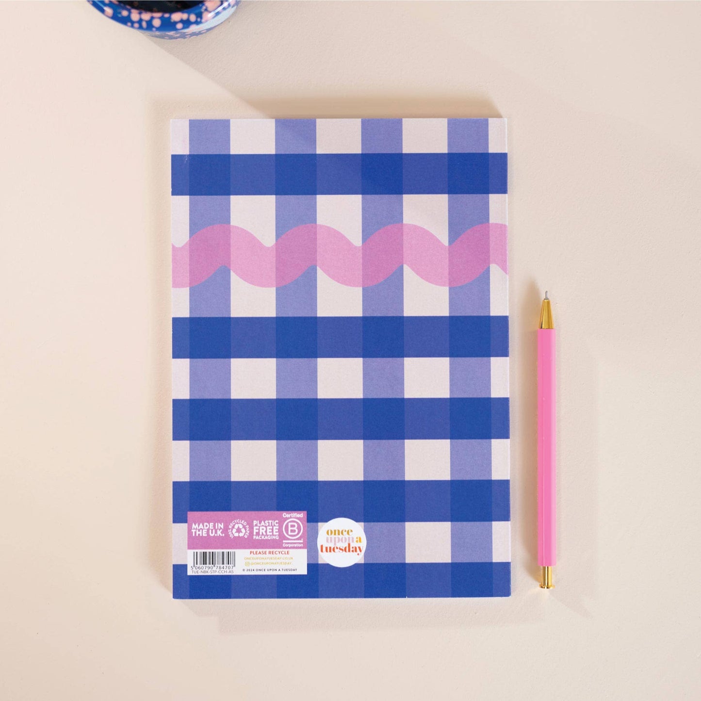 Good Tuesday (Once Upon a Tuesday) - Carnet à carreaux A5 Cobalt
