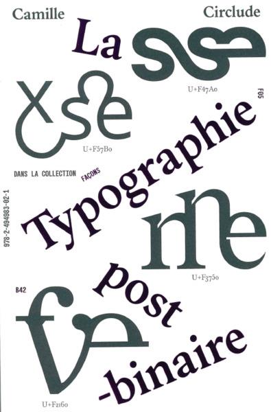 La typographie post-binaire, au delà de l'écriture inclusive
