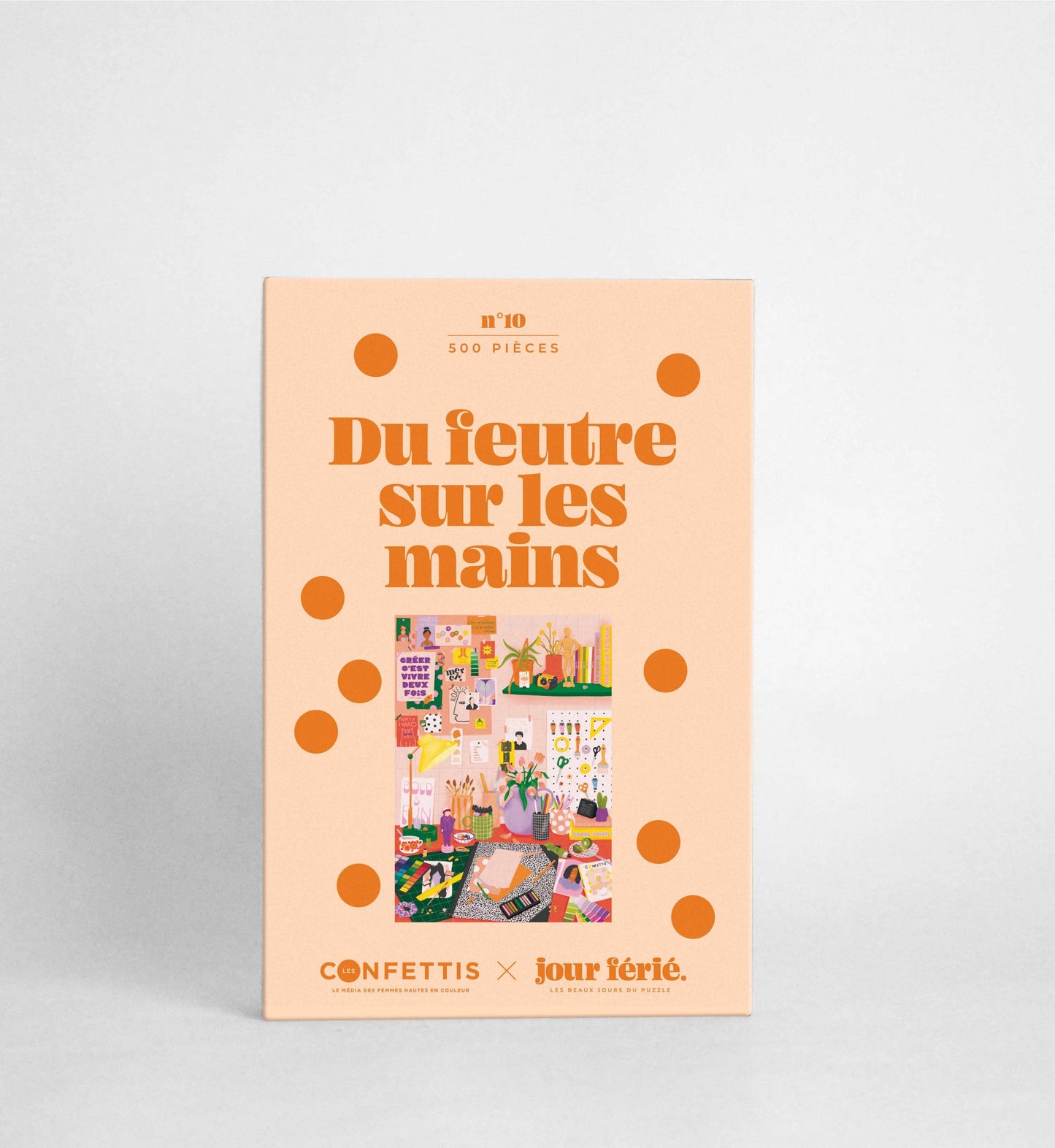 Jour Ferie - Du feutre sur les mains Puzzle 500 pcs