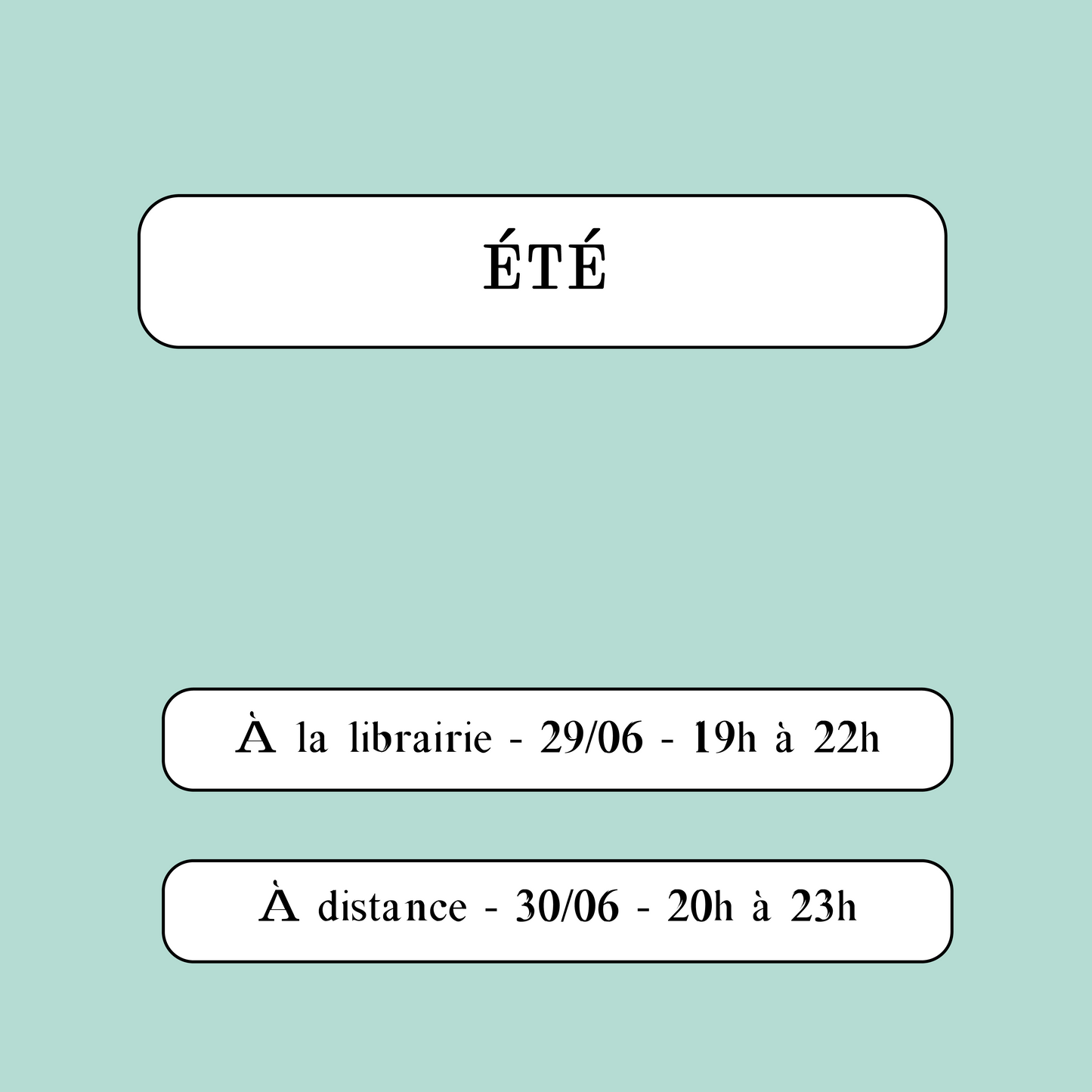 Atelier d'écriture "Été" le 29/06