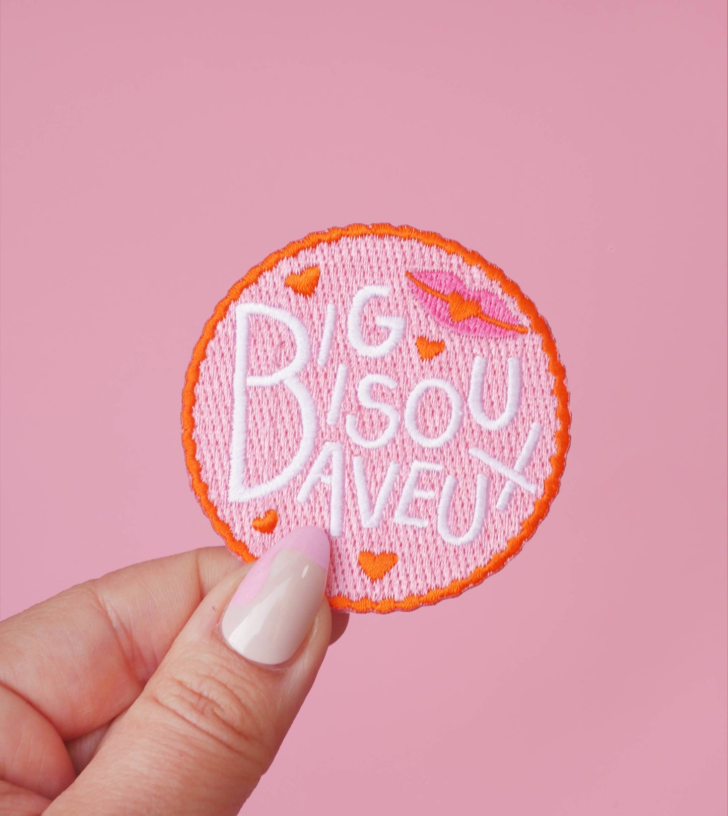 MALICIEUSE - Patch Thermocollant Big Bisou Bien Baveux