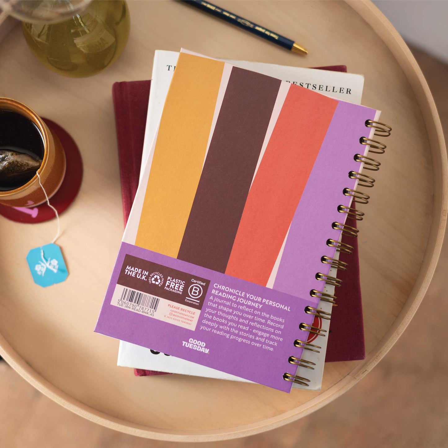Good Tuesday (Once Upon a Tuesday) - Journal de lecture A5 | Coin de lecture | Couverture rigide