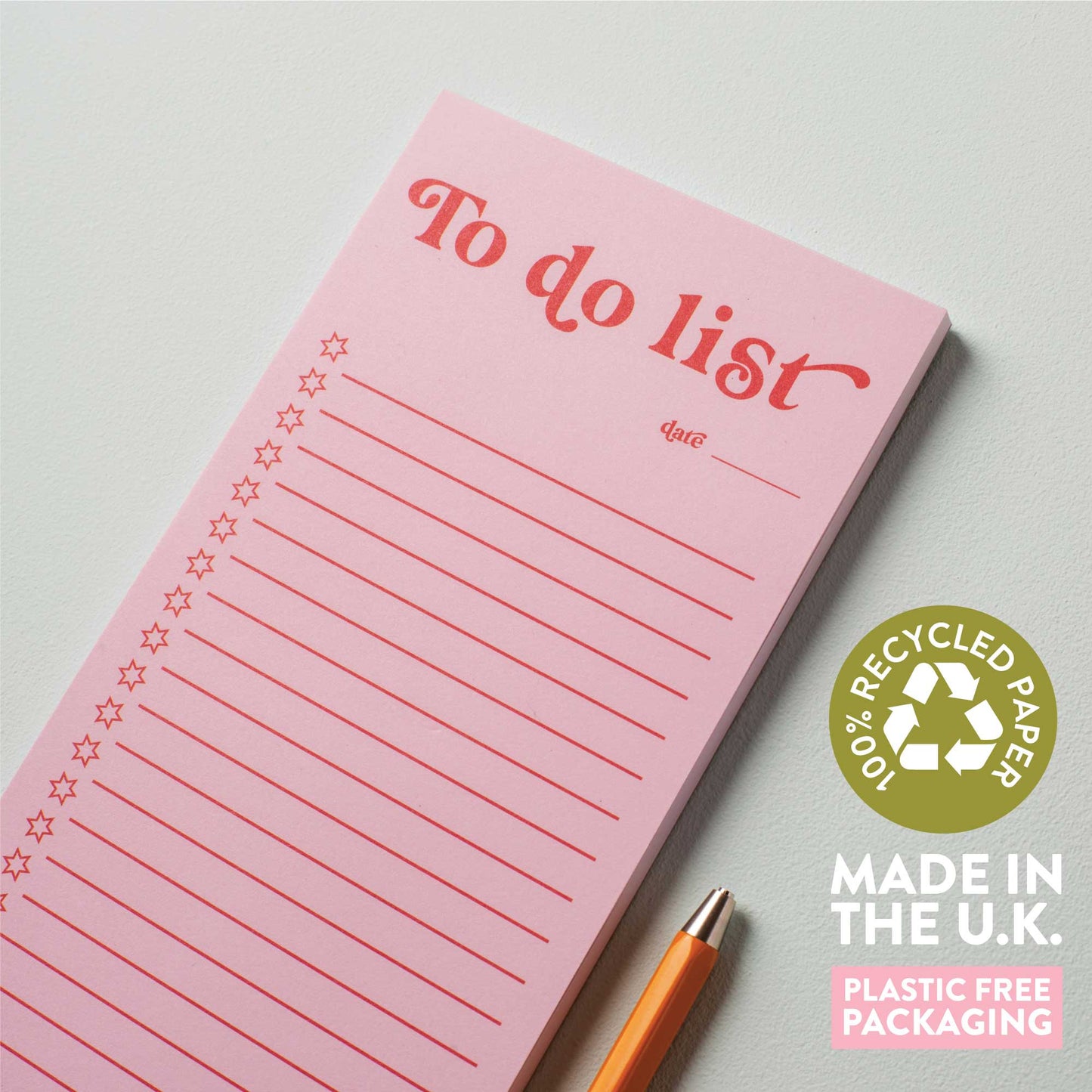 Good Tuesday (Once Upon a Tuesday) - Bloc de listes de choses à faire | Rose et rouge