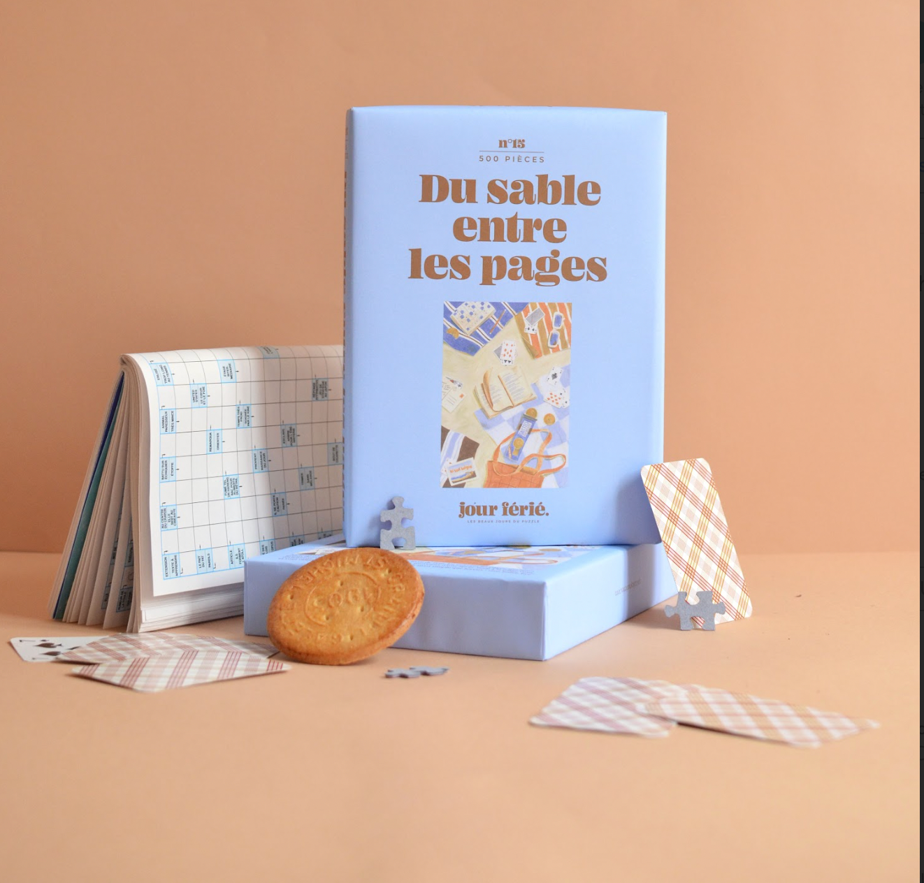 Jour Ferie - Du sable entre les pages puzzle 500 pcs