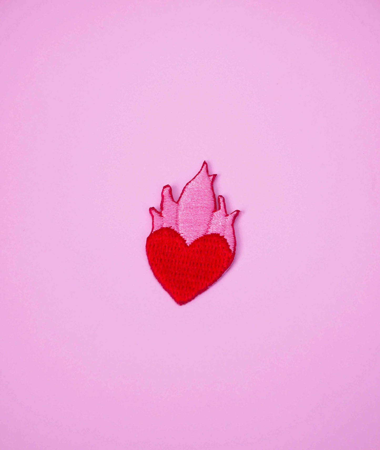 MALICIEUSE - Mini Patch Coeur Enflammé