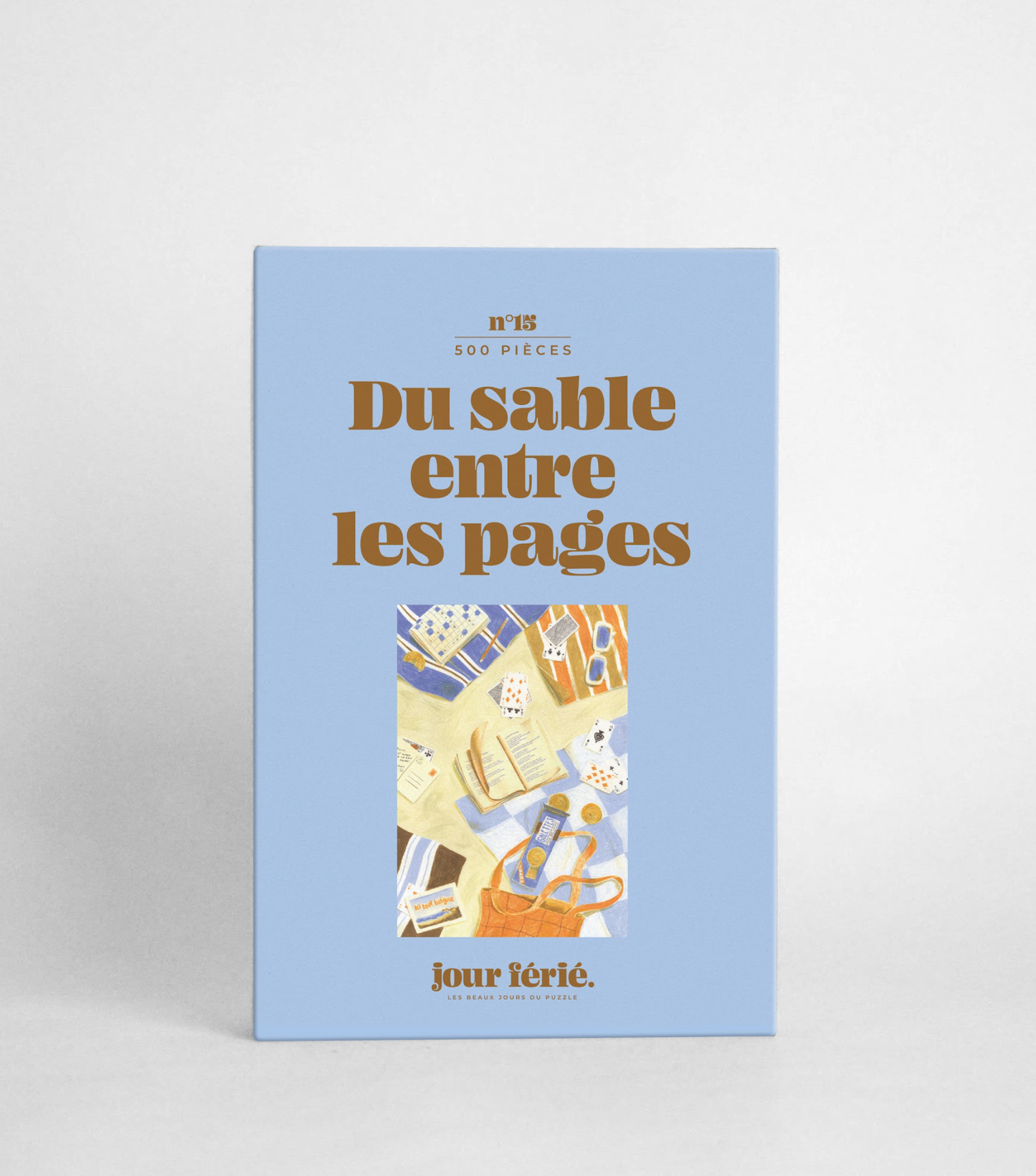 Jour Ferie - Du sable entre les pages puzzle 500 pcs