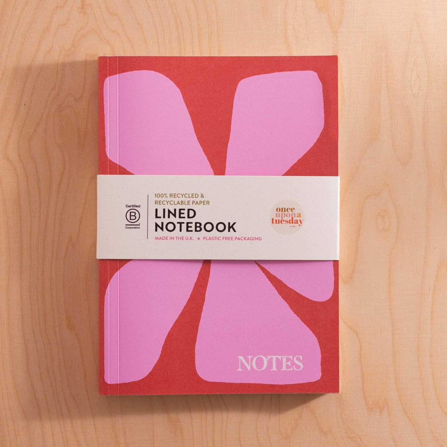 Good Tuesday (Once Upon a Tuesday) - Carnet plat A5 | Les Fleur | ligné