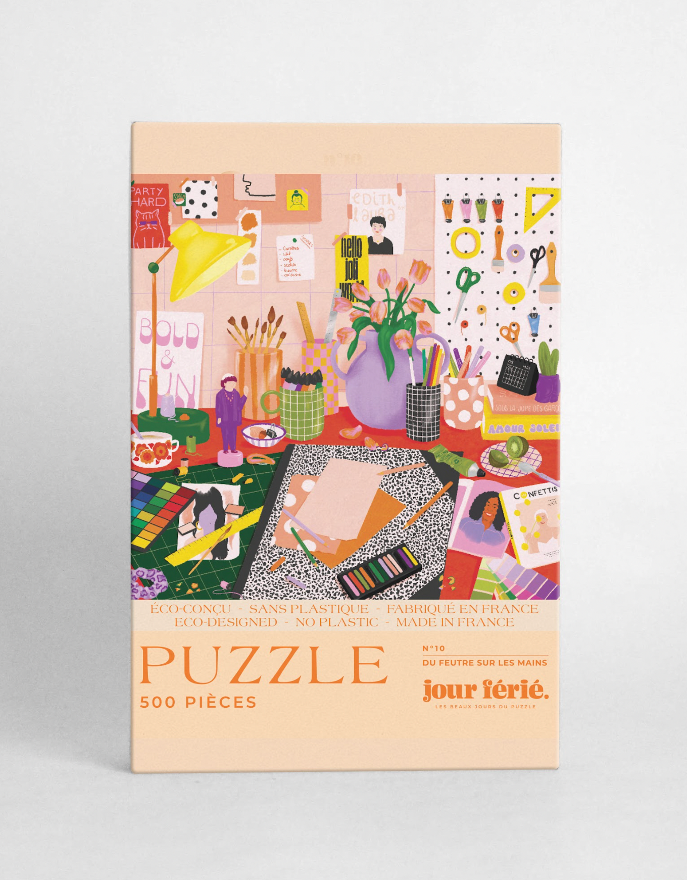 Jour Ferie - Du feutre sur les mains Puzzle 500 pcs