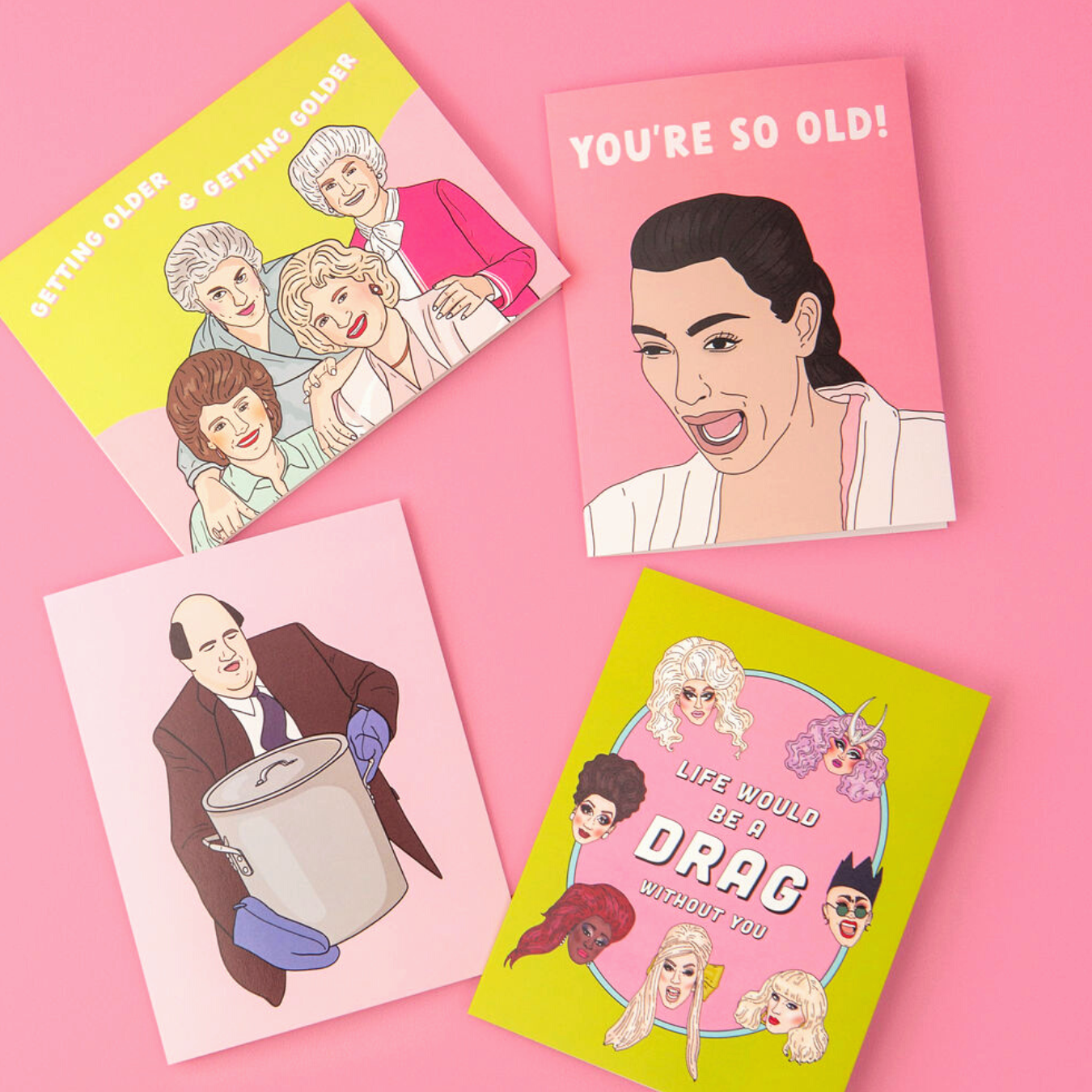 Party Mountain Paper co. - Kim So Old | Carte d'anniversaire