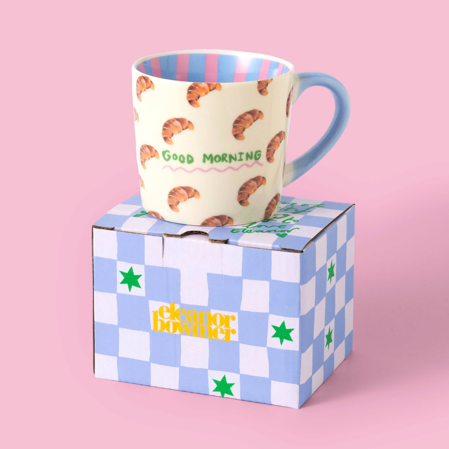 Eleanor Bowmer - Mug Croissant Bonjour