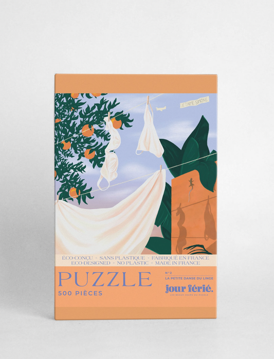 Jour Ferie - La petite danse du linge puzzle 500 pcs