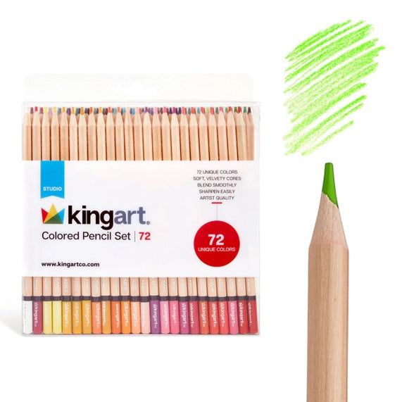 Coffret de crayons de couleur Studio - Mine tendre - 72 couleurs