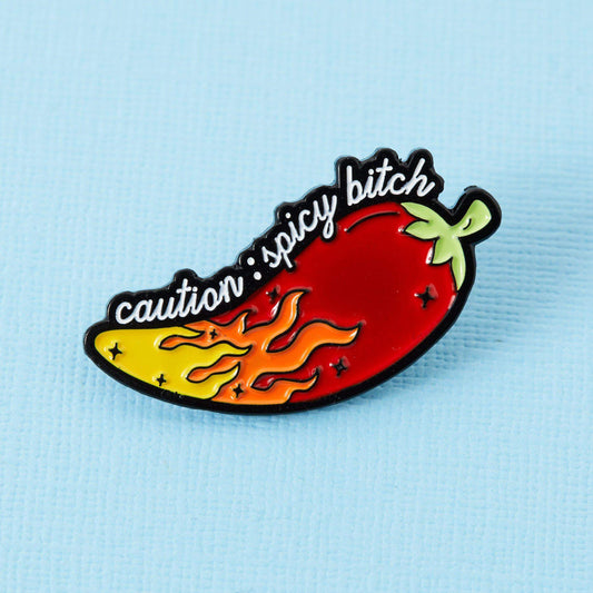 Punky Pins - Attention : Épinglette en émail Spicy