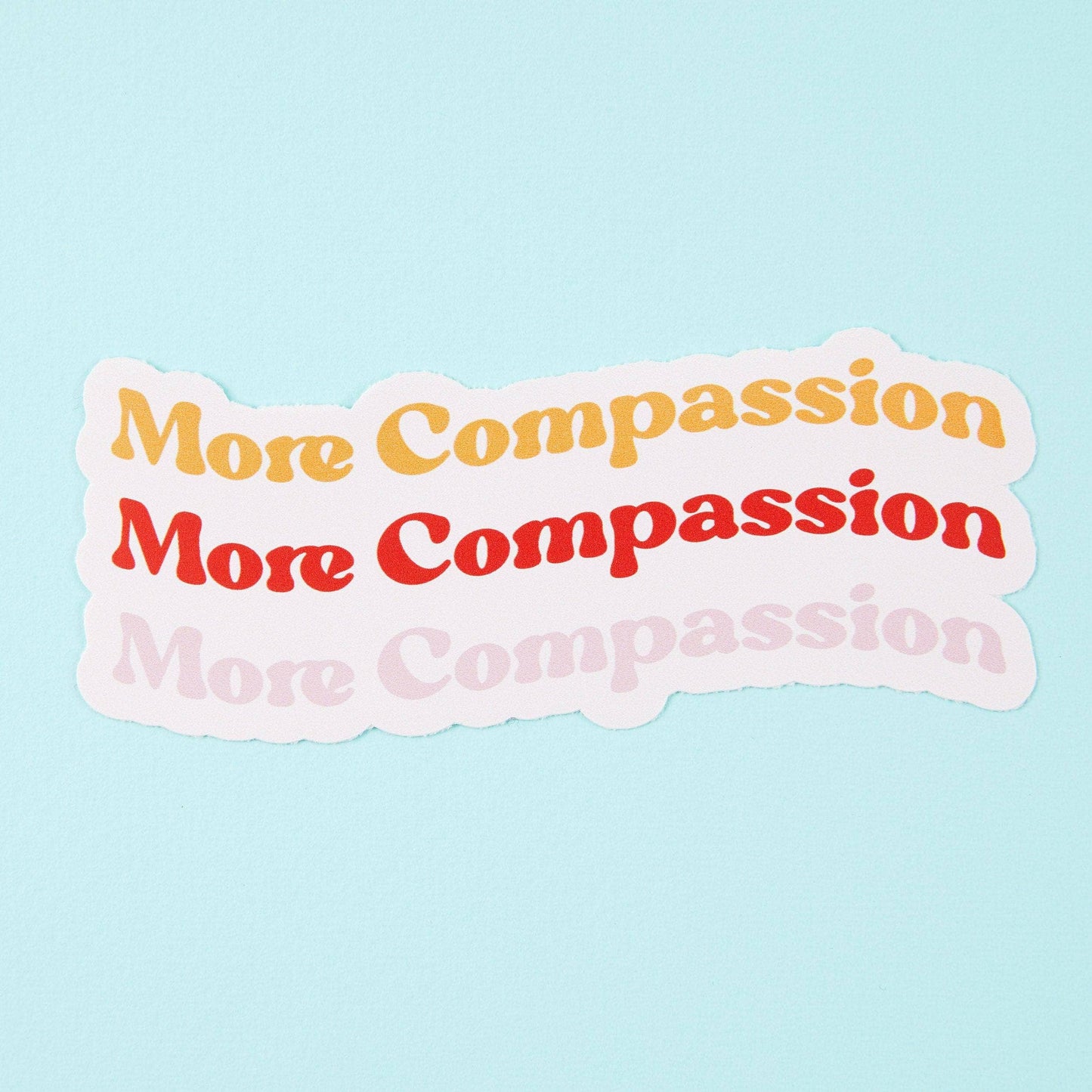 Punky Pins - Plus Autocollant de vinyle de compassion