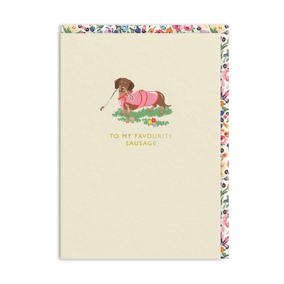 À ma saucisse préférée Carte de vœux