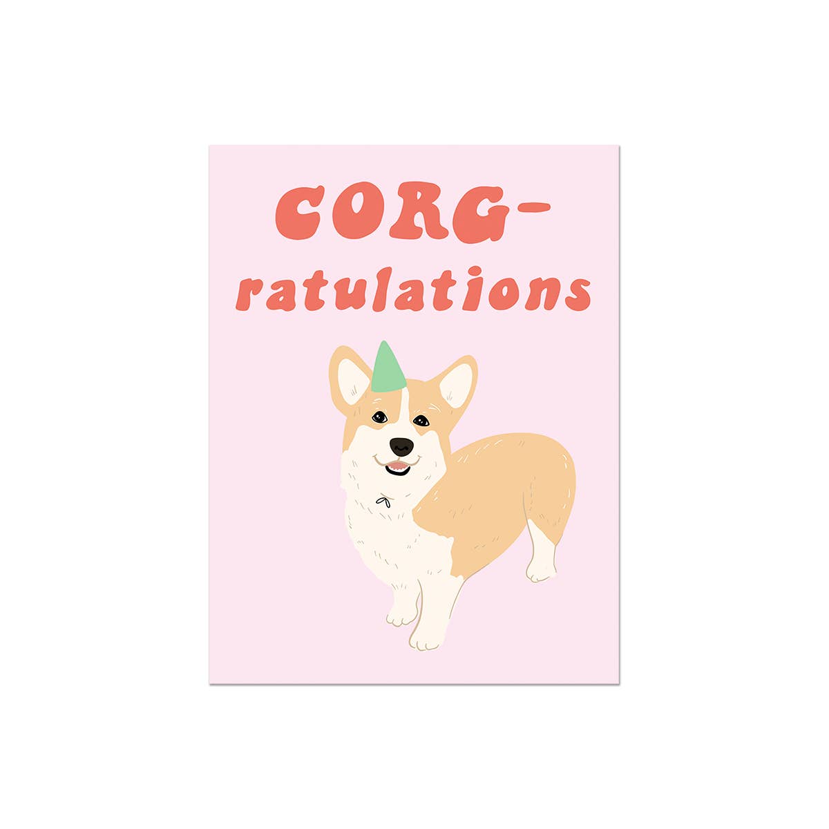 Party Mountain Paper co. - Corg-rulations | Carte de félicitations