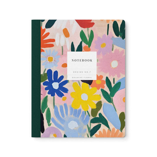 Cahier d'exercices Gouache Floral