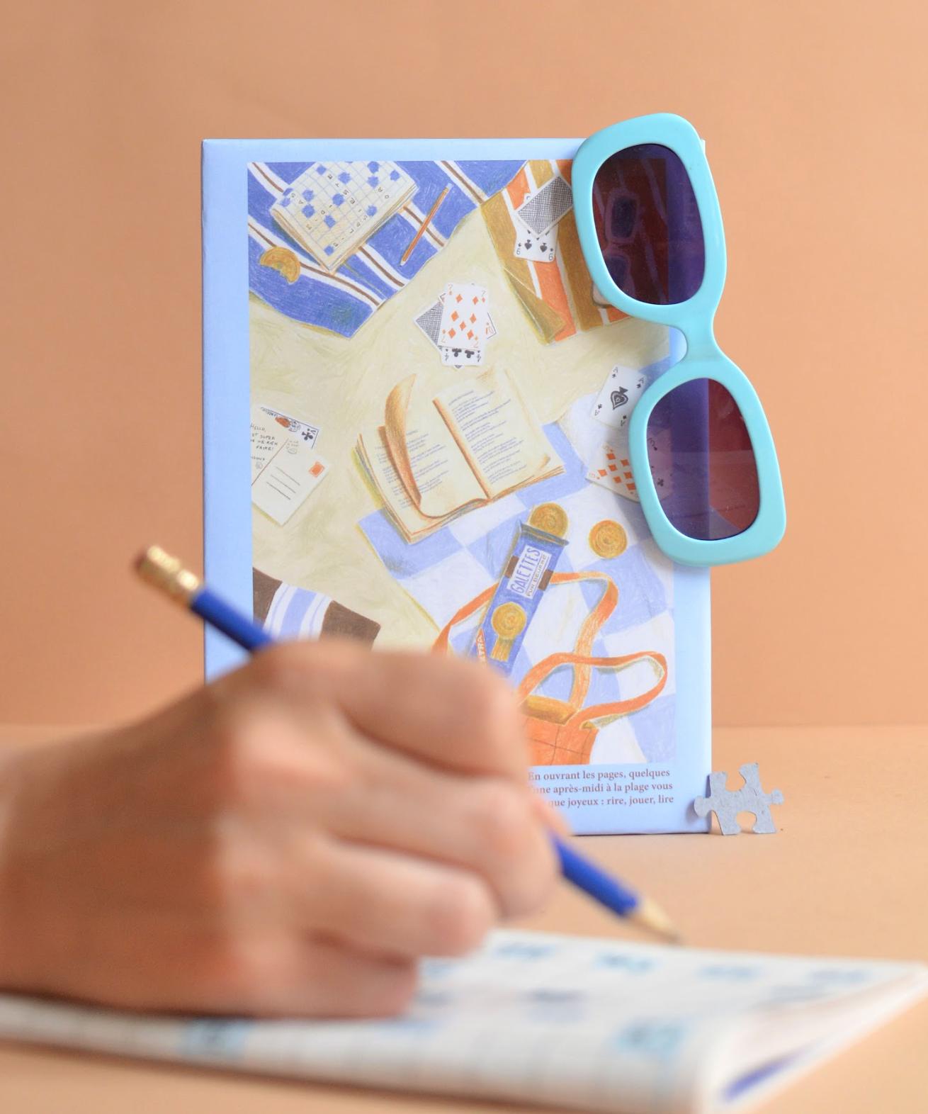 Jour Ferie - Du sable entre les pages puzzle 500 pcs