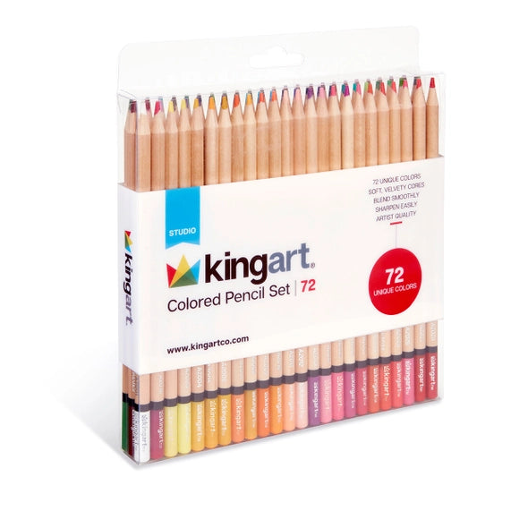 Coffret de crayons de couleur Studio - Mine tendre - 72 couleurs
