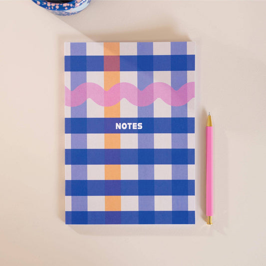 Good Tuesday (Once Upon a Tuesday) - Carnet à carreaux A5 Cobalt
