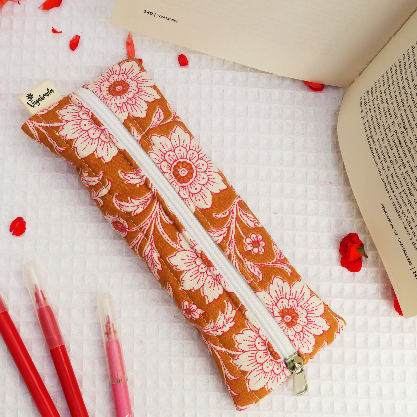 Trousse plate en coton - Vagabones