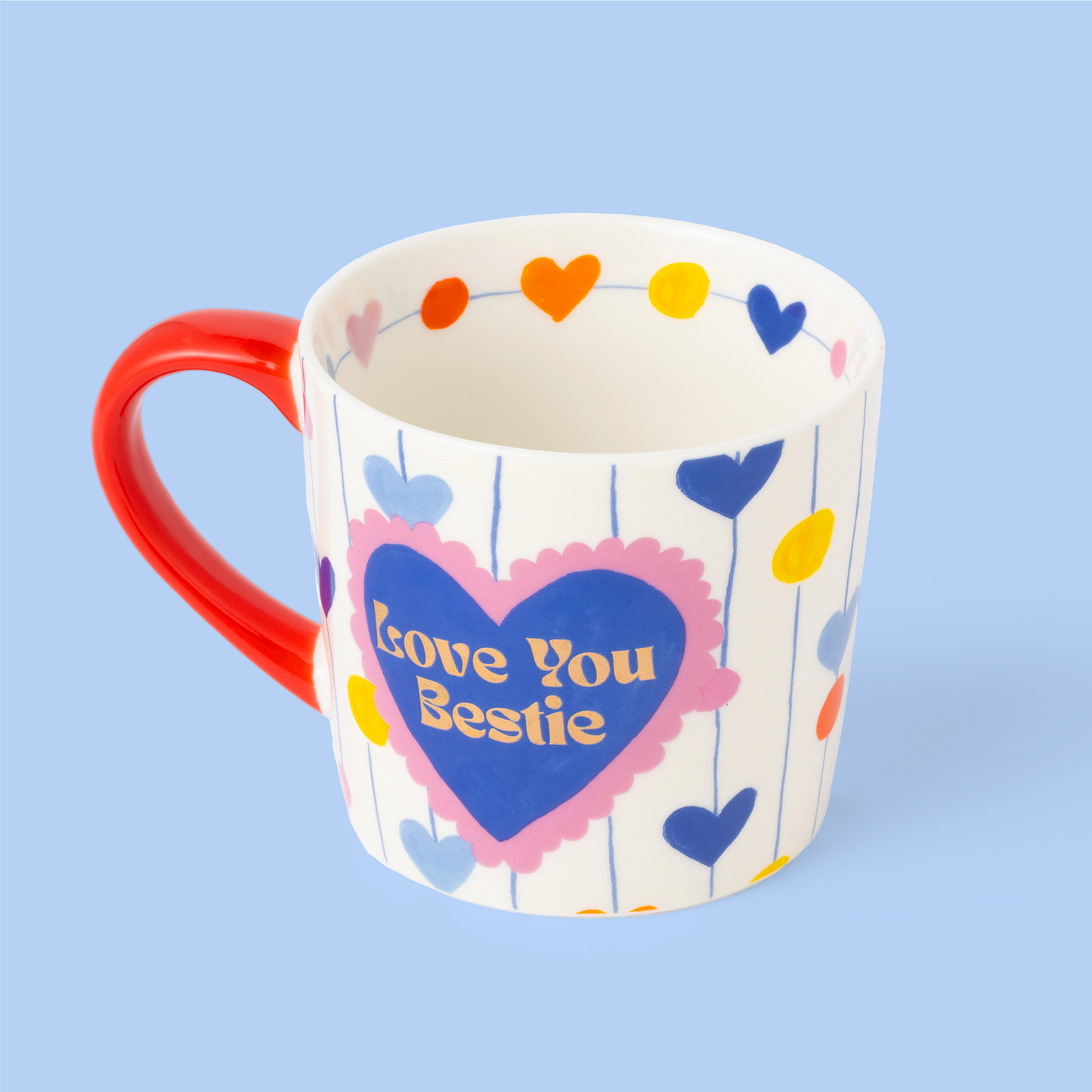 Eleanor Bowmer - Cœur Cordes Je t'aime Meilleure Amie Tasse