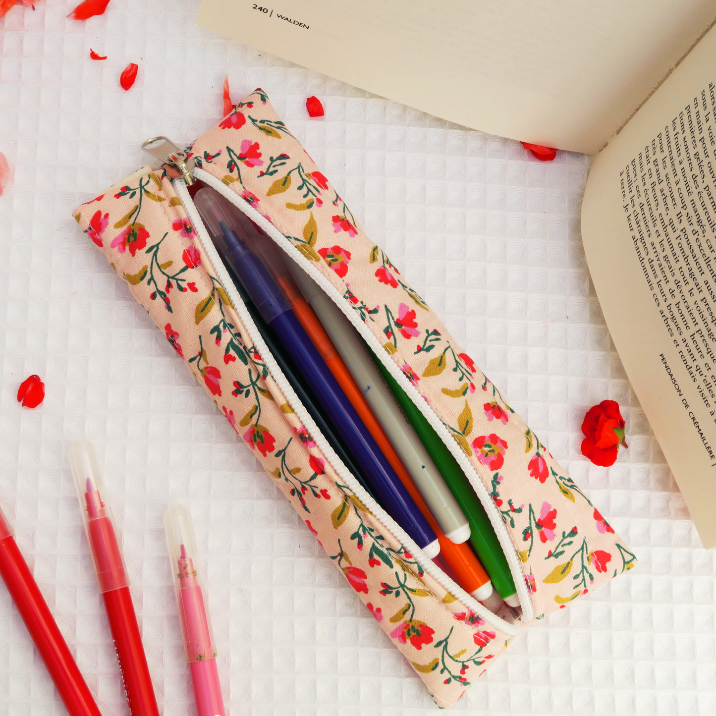 Trousse plate en coton - Vagabones