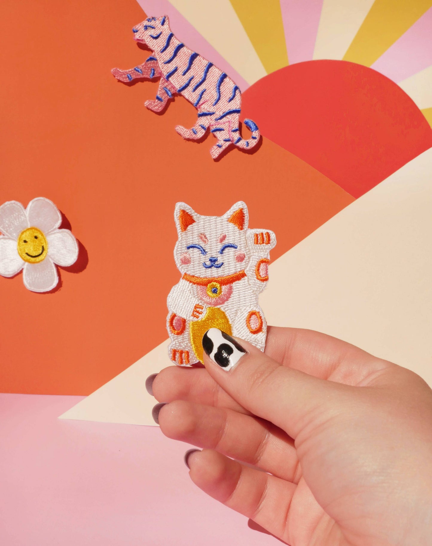 MALICIEUSE - Patch thermocollant Lucky cat