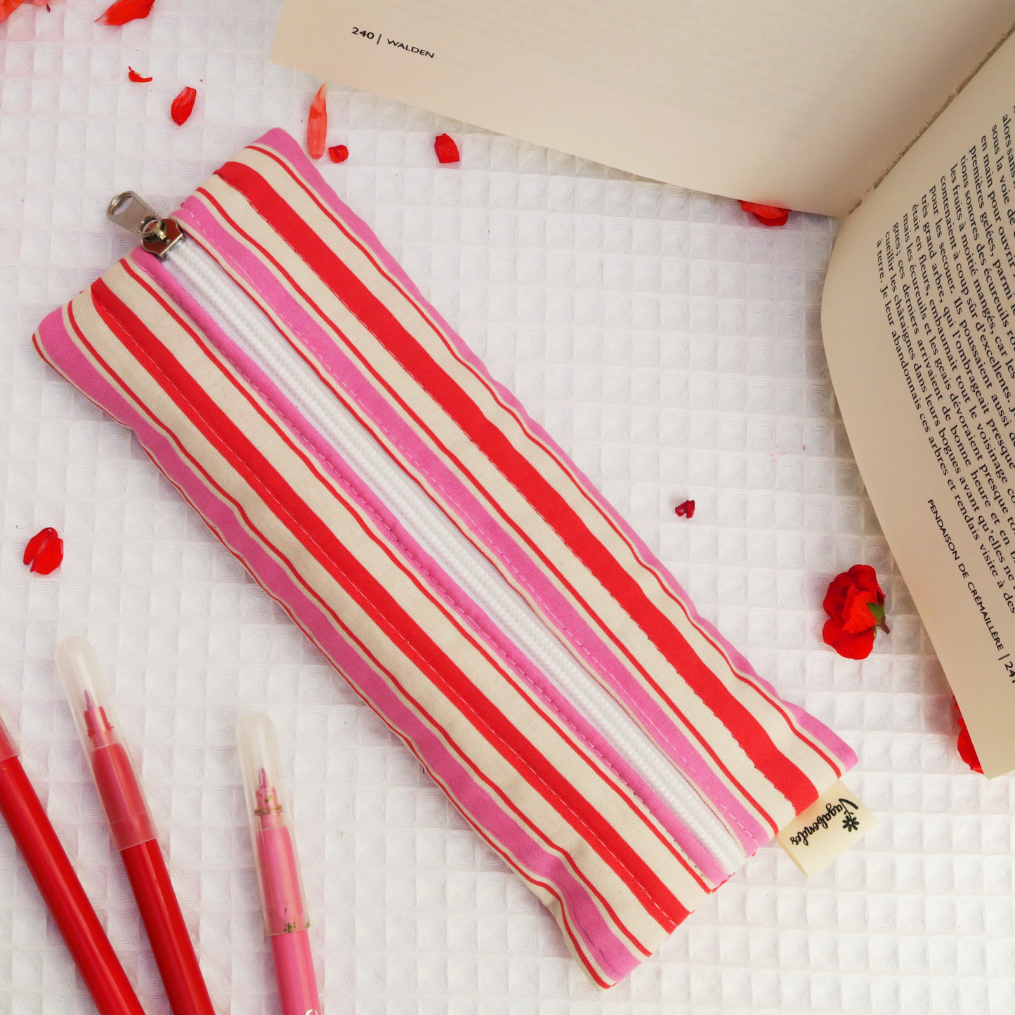 Trousse plate en coton - Vagabones