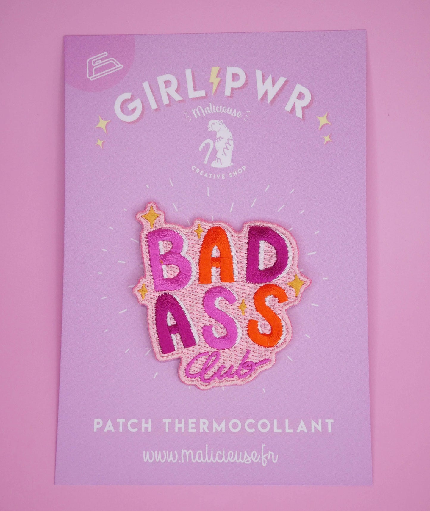 MALICIEUSE - Patch Thermocollant Badass Club