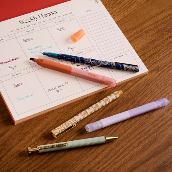 Ensemble de stylos mixtes - Solstice - Papier UK