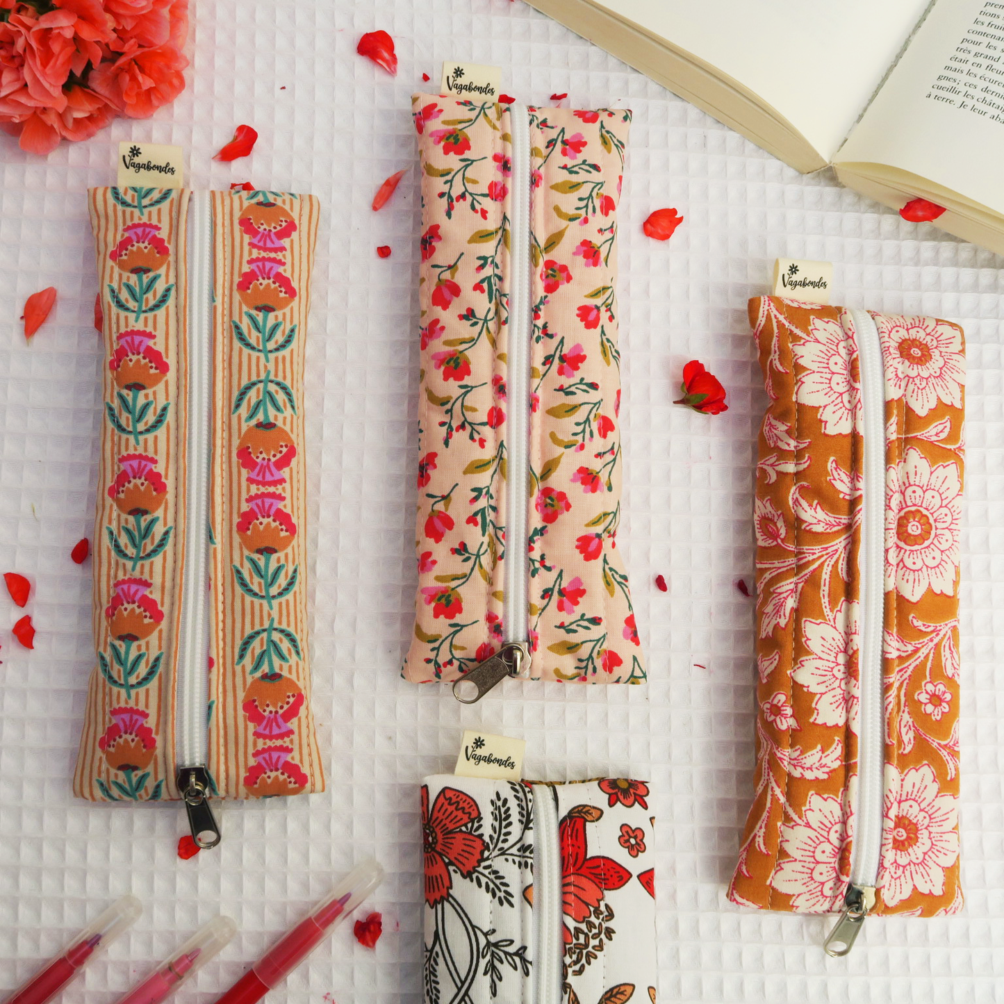 Trousse plate en coton - Vagabones