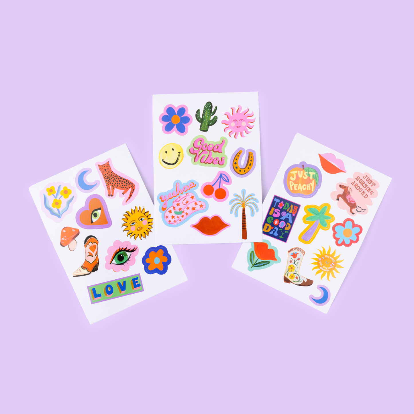 Planches stickers