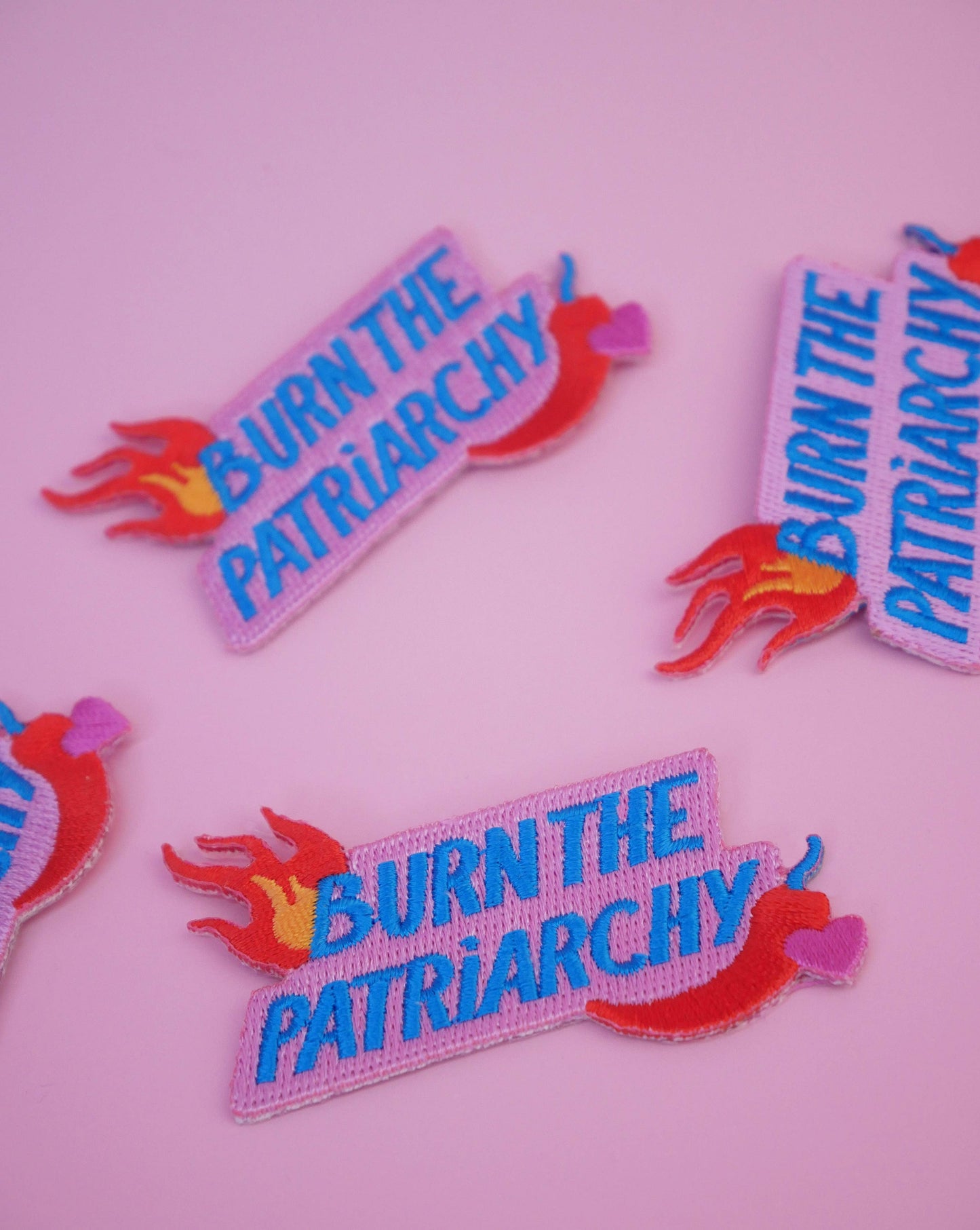 MALICIEUSE - Patch Thermocollant Burn Patriarchy - idée cadeau féministe