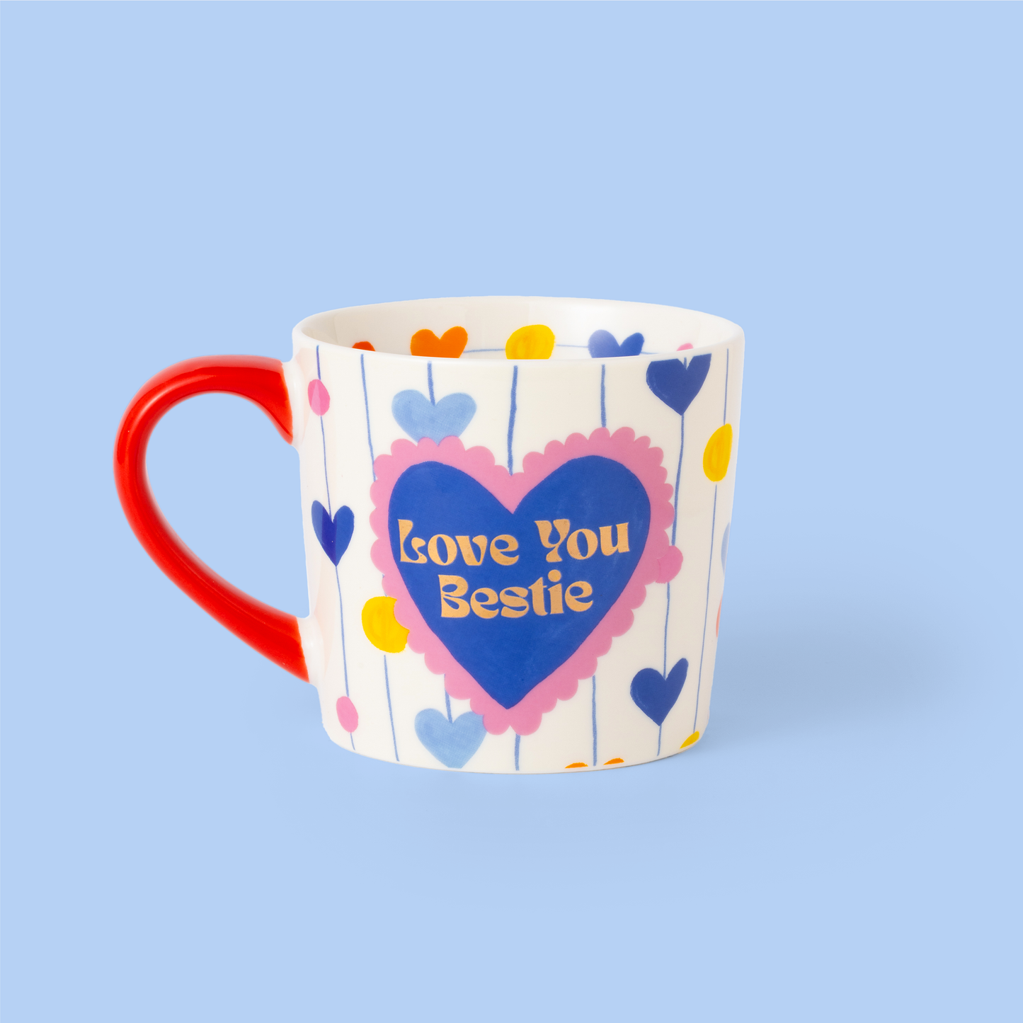 Eleanor Bowmer - Cœur Cordes Je t'aime Meilleure Amie Tasse