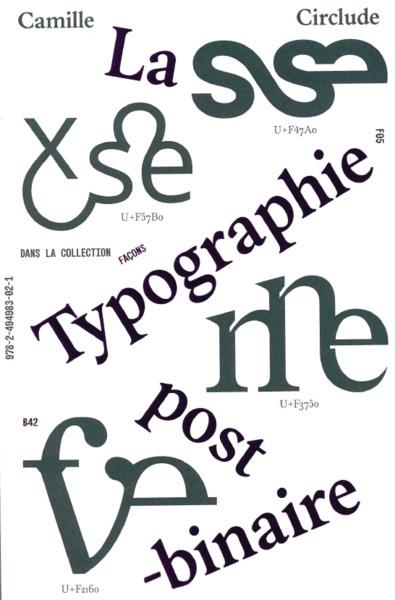 La typographie post-binaire, au delà de l'écriture inclusive