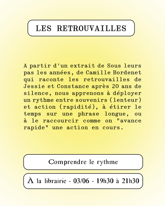 Atelier d'écriture " Les retrouvailles "