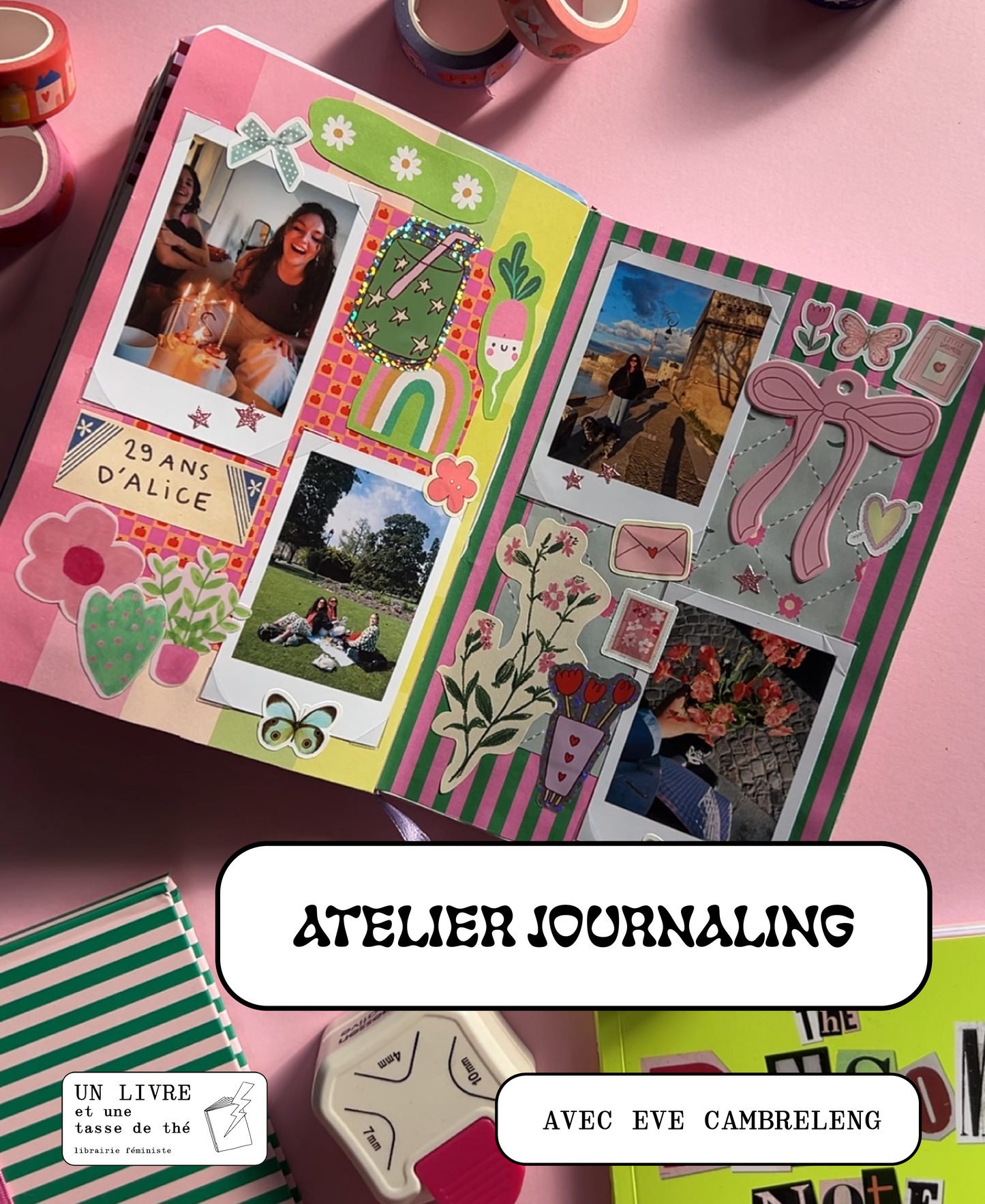 Atelier journaling avec Eve Cambreleng